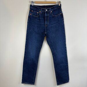 Levi's 501 Original Fit Straight Leg Button Fly Jeans Women's 27 x 30